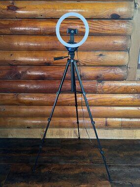 Sensyne 10'' Ring Light w/50'' Extendable Tripod Stand, Phone Clip & Remote